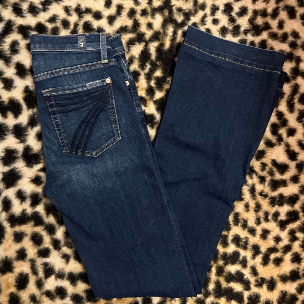 7 For All Mankind Women's Blue Jeans